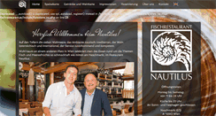 Desktop Screenshot of nautilus-fischrestaurant.at